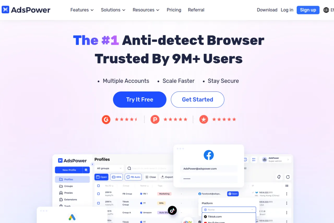 AdsPower – Công cụ automation mạnh mẽ